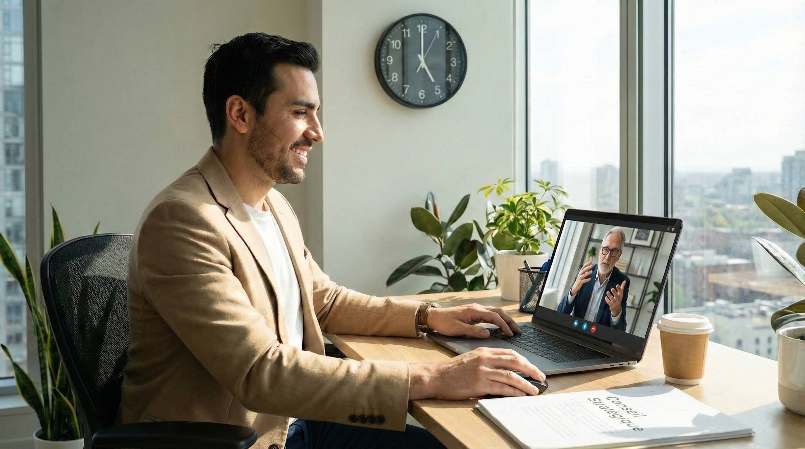 Visioconférence avec l'expert